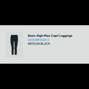 Forever 21 Black leggings Size Medium